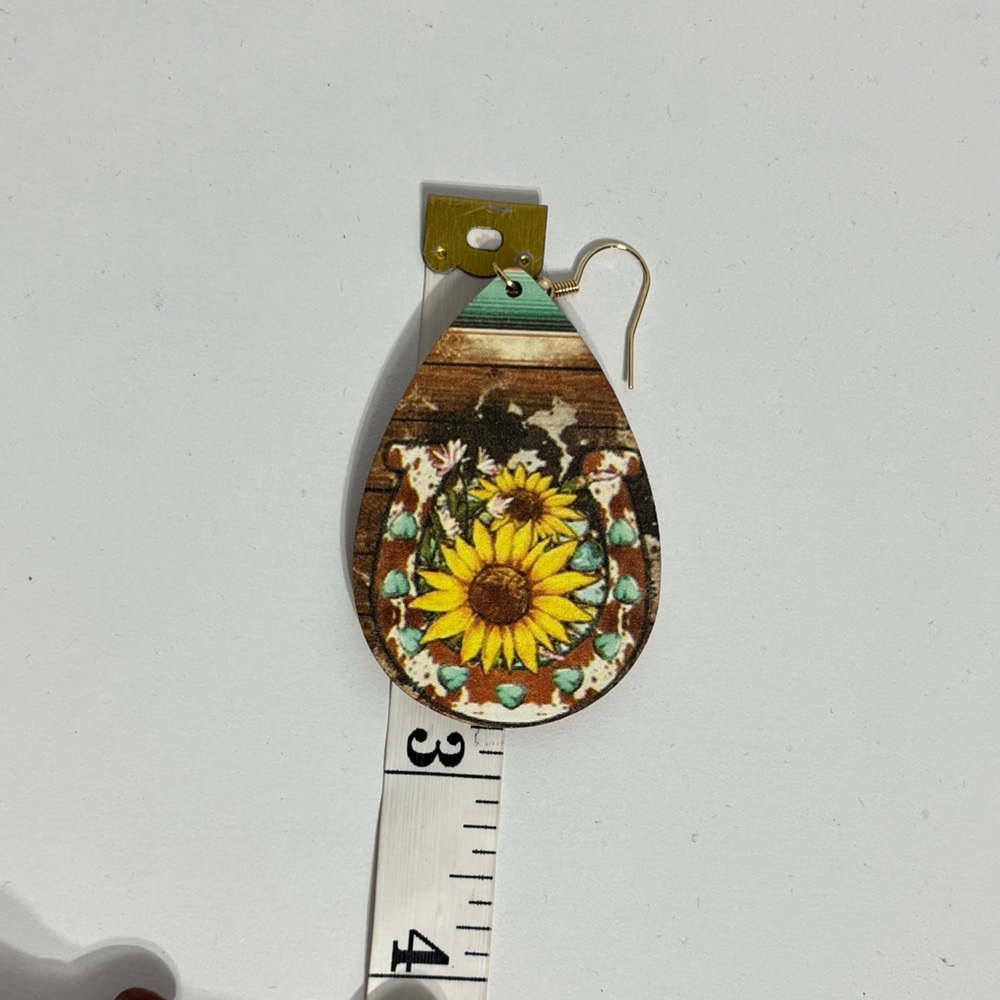 🔥Sunflower earrings - Picture 4 of 4